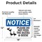 Signmission Please Do Not Feed The Ducks And Geese Sign With Symbol, 18 in W x Rectangle, Vinyl Decal OS-2PACK-NS-D-1218-L-17379 - alternate 2